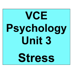 2023-2027 VCE Psychology - Stress